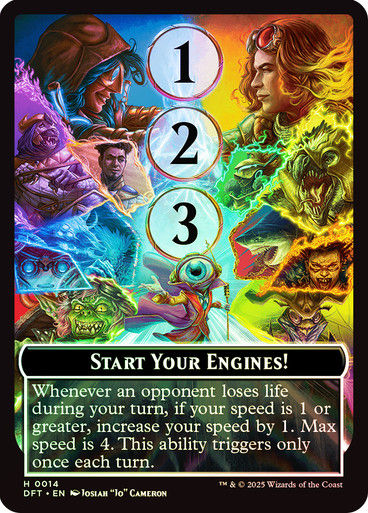 Max Speed // Start Your Engines (TDFT) / Foil — cara 2 de 2