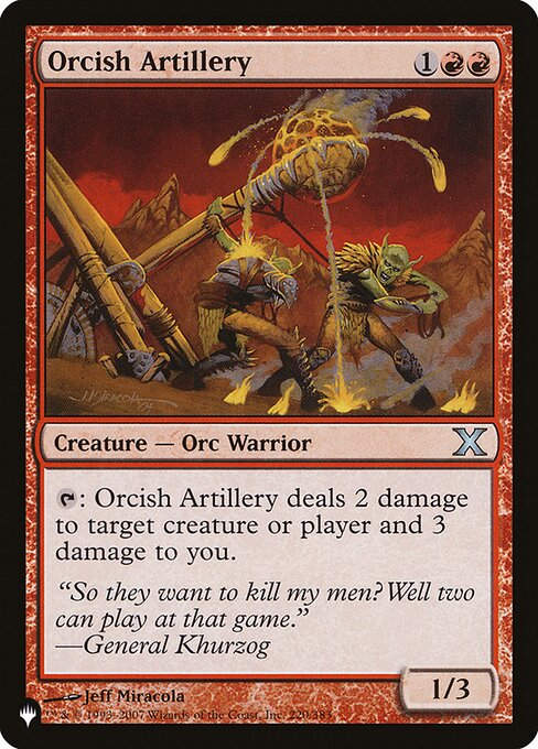 Orcish Artillery (PLST) (10E-220)