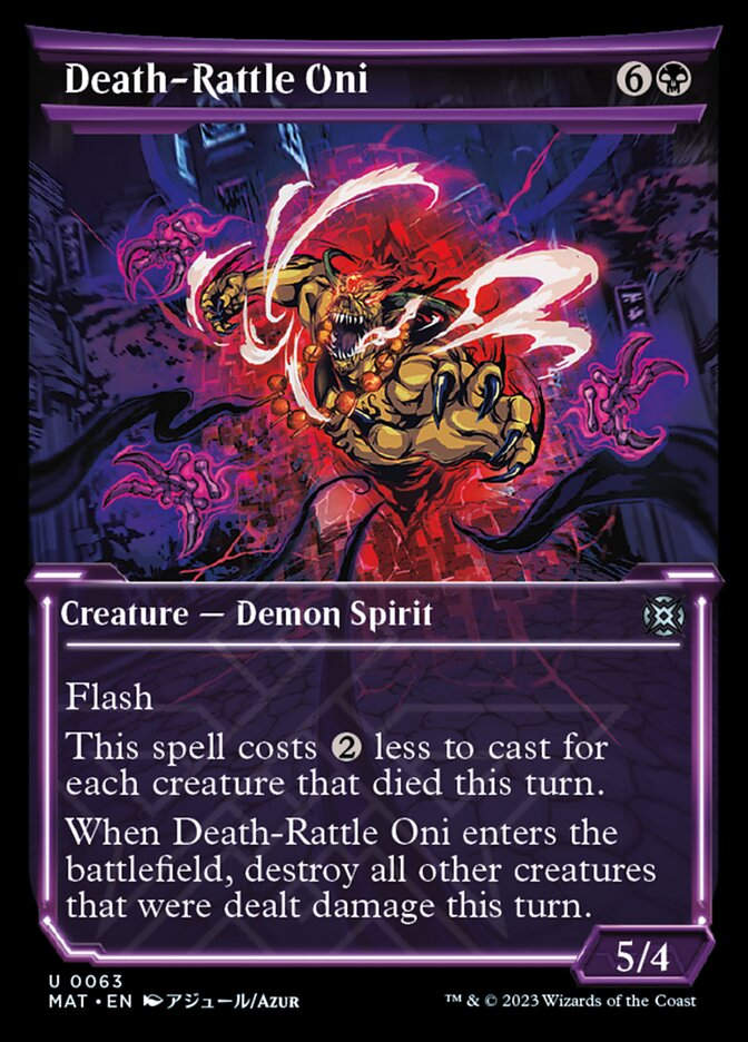 Death-Rattle Oni (MAT) / Showcase