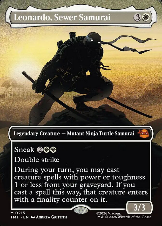 Leonardo, Sewer Samurai (TMT) (215) / Borderless