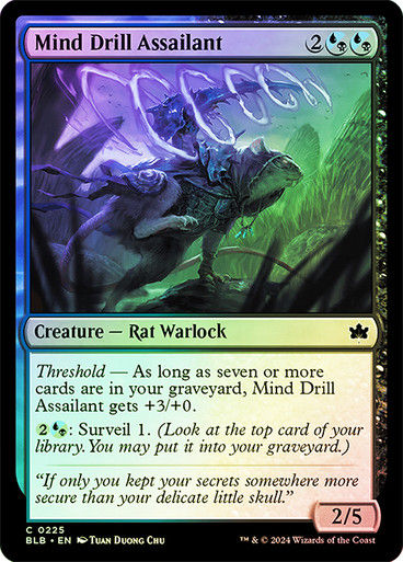 Mind Drill Assailant (blb) (225) / Foil