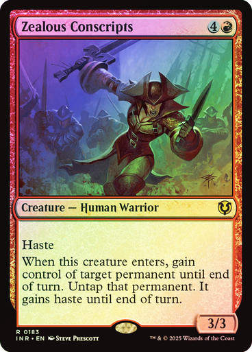 Zealous Conscripts (INR) (183) / Foil