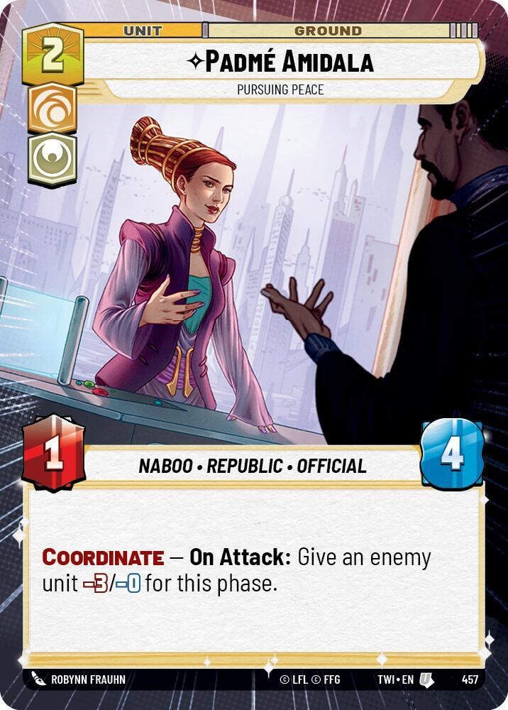 Padme Amidala - Pursuing Peace (Hyperspace) (TWI) (457) / Foil