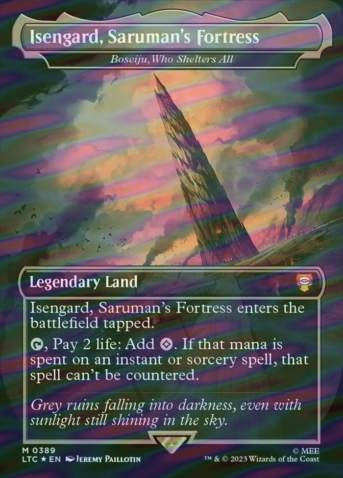 Boseiju, Who Shelters All (LTC) (389) / Borderless / Surge Foil
