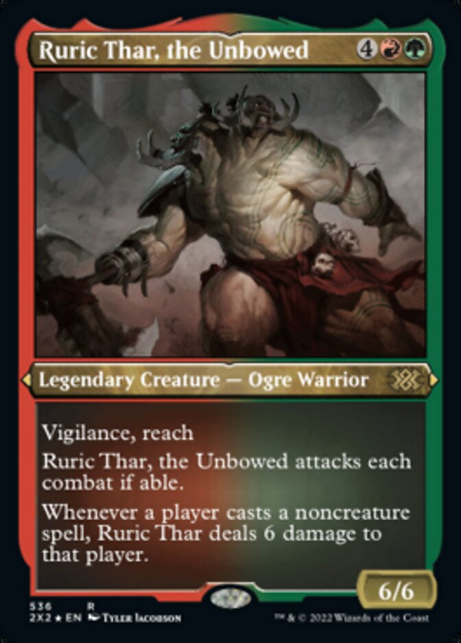 Ruric Thar, the Unbowed (2X2) / Etched Foil