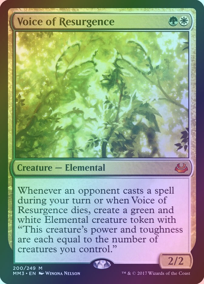 Voice of Resurgence (MM3) (200) / Foil