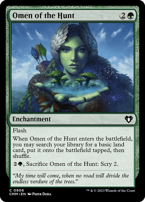 Omen of the Hunt (cmm) (Commander Deck)