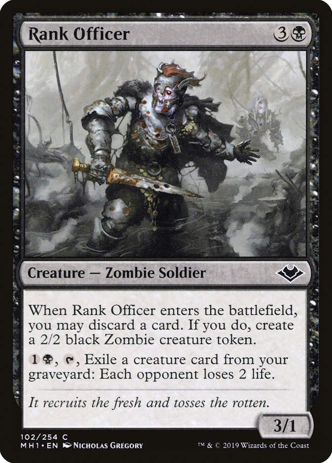 Rank Officer (MH1) (102)