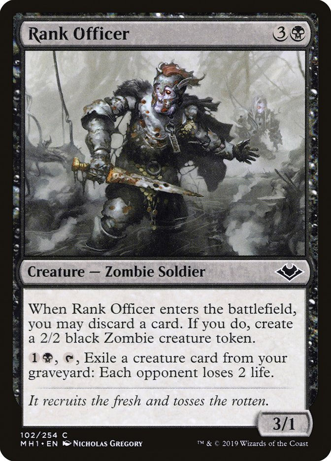 Rank Officer (MH1) (102)