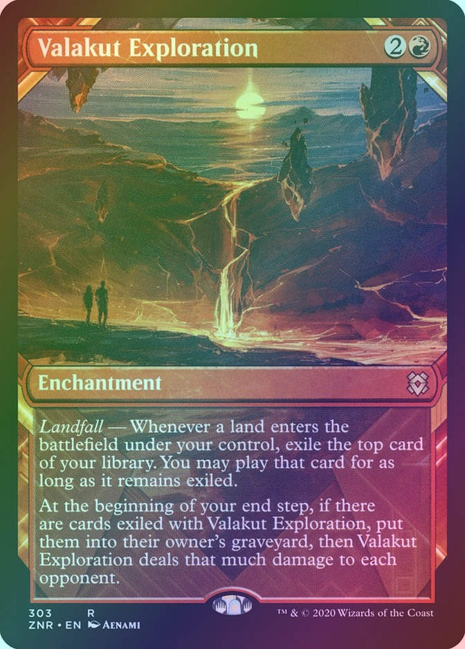 Valakut Exploration (ZNR) (303) / Showcase / Foil