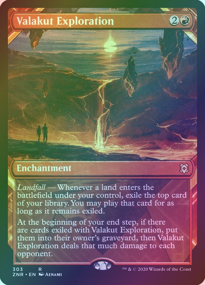 Valakut Exploration (ZNR) (303) / Showcase / Foil