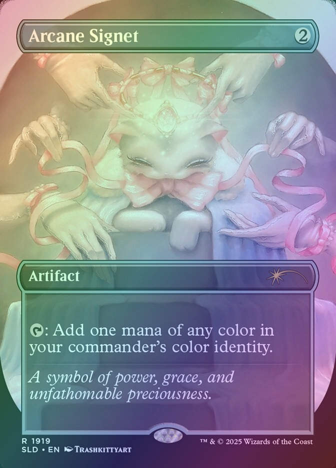 Arcane Signet (SLD) (1919) / Borderless / Foil