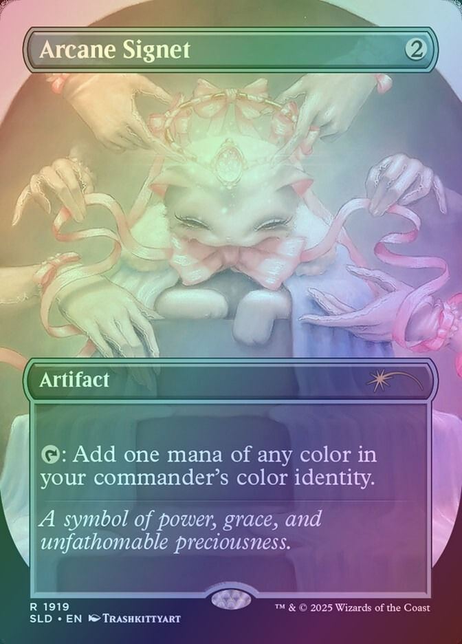 Arcane Signet (SLD) (1919) / Borderless / Foil