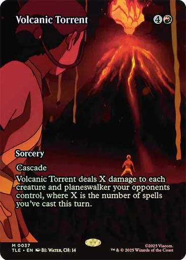 Volcanic Torrent (TLE) (37) / Borderless / Foil