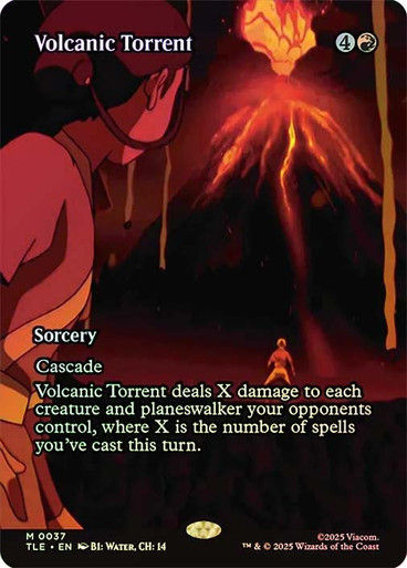 Volcanic Torrent (TLE) (37) / Borderless / Foil