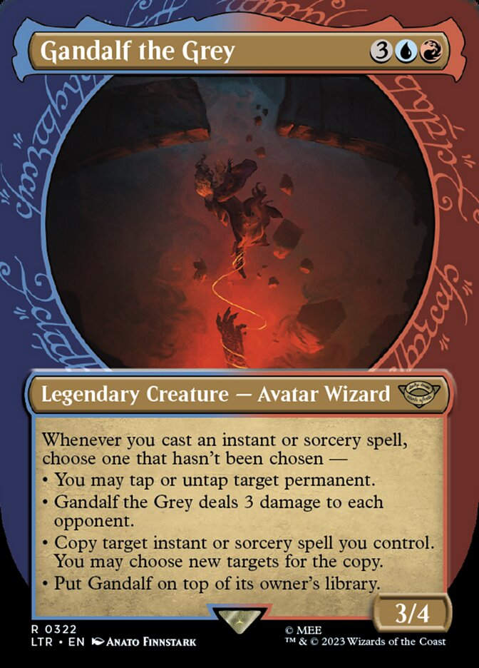 Gandalf the Grey (LTR) (322) / Borderless / Showcase