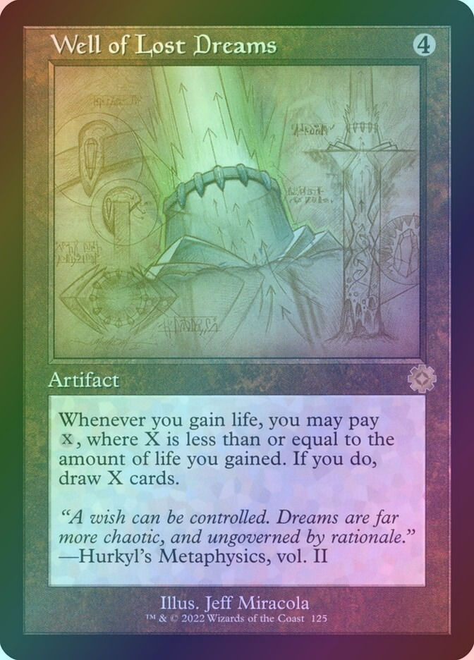 Well of Lost Dreams (BRR) (125) / Foil / Schematic