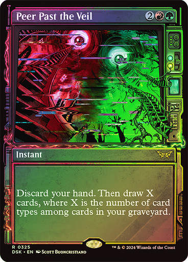 Peer Past the Veil (DSK) (325) / Foil / Showcase