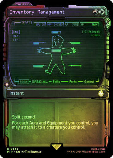 Inventory Management (pip) (342) / Showcase Foil