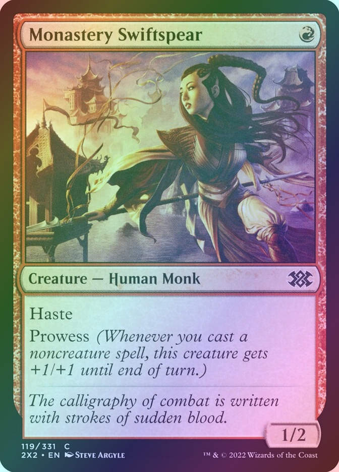Monastery Swiftspear (2X2) (119) / Foil