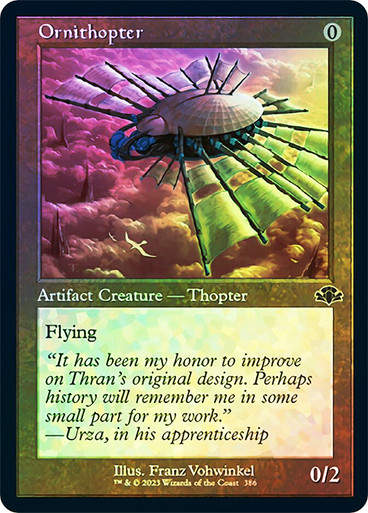 Ornithopter (DMR) / Showcase / Foil