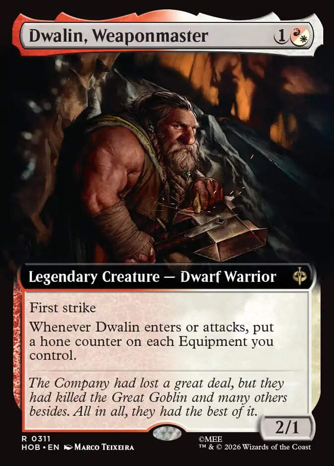 Dwalin, Weaponmaster (HOB) (311) / Extended Art