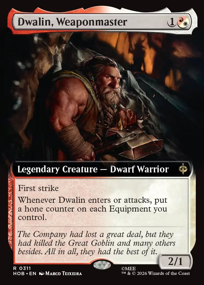 Dwalin, Weaponmaster (HOB) (311) / Extended Art