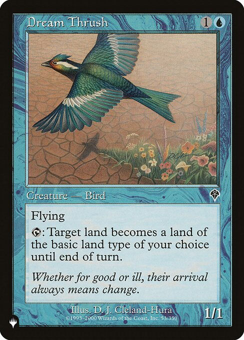 Dream Thrush (PLST) (INV-53)