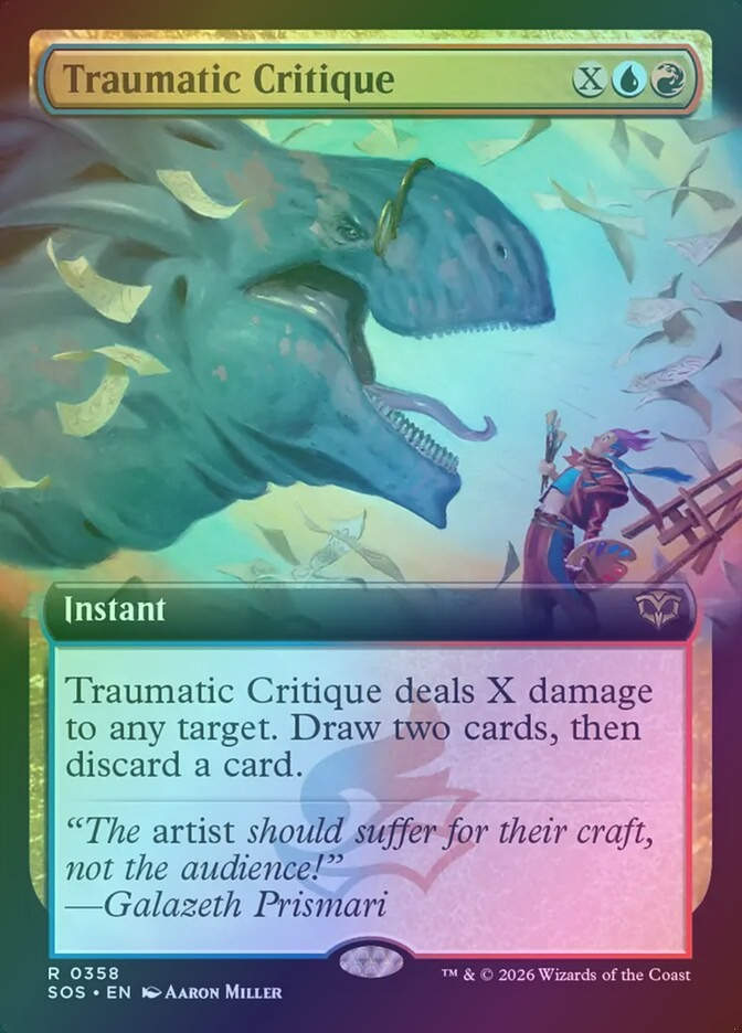 Traumatic Critique (SOS) (358) / Extended Art / Foil