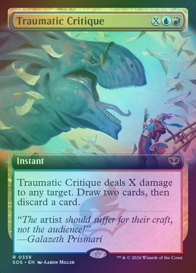 Traumatic Critique (SOS) (358) / Extended Art / Foil