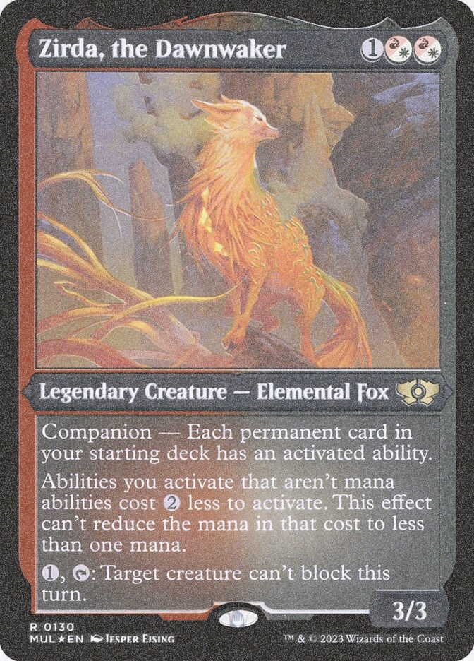 Zirda, the Dawnwaker (MUL) (130) / Foil Etched
