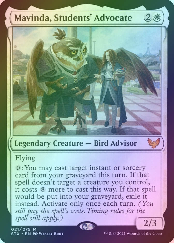 Mavinda, Students' Advocate (STX) (21) / Foil