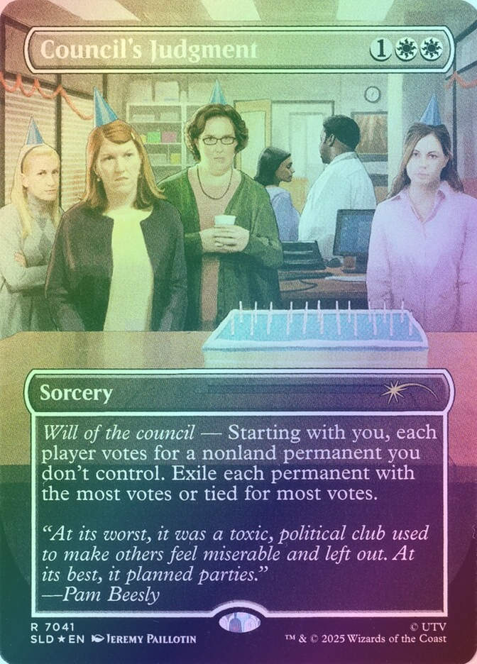 Council's Judgment (SLD) (7041) / Borderless / Foil