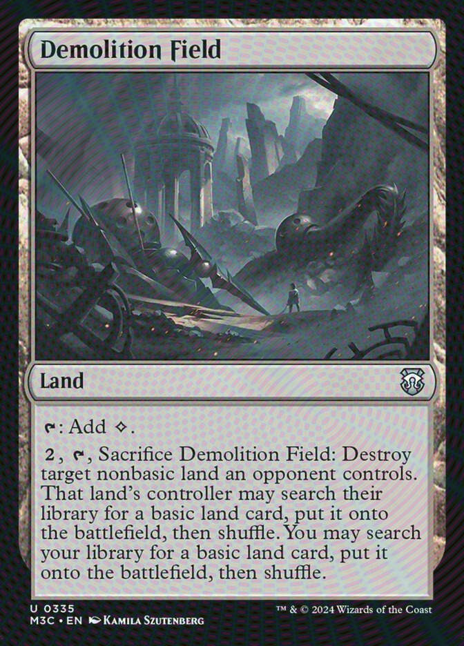 Demolition Field (M3C) (335) / Ripple Foil
