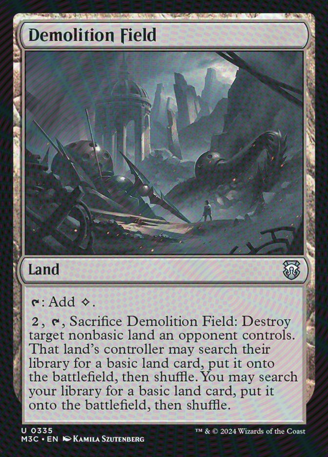 Demolition Field (M3C) (335) / Ripple Foil