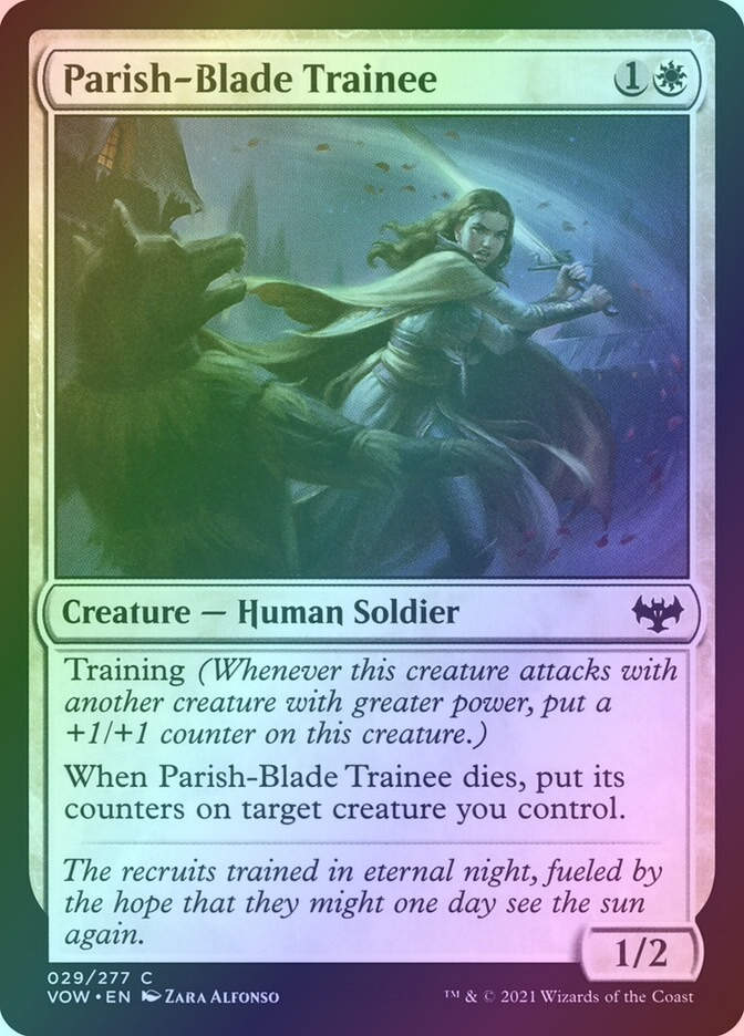 Parish-Blade Trainee (VOW) (29) / Foil