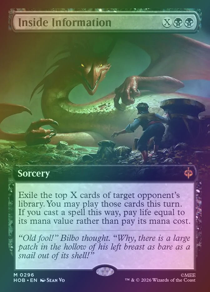 Inside Information (HOB) (296) / Extended Art / Foil