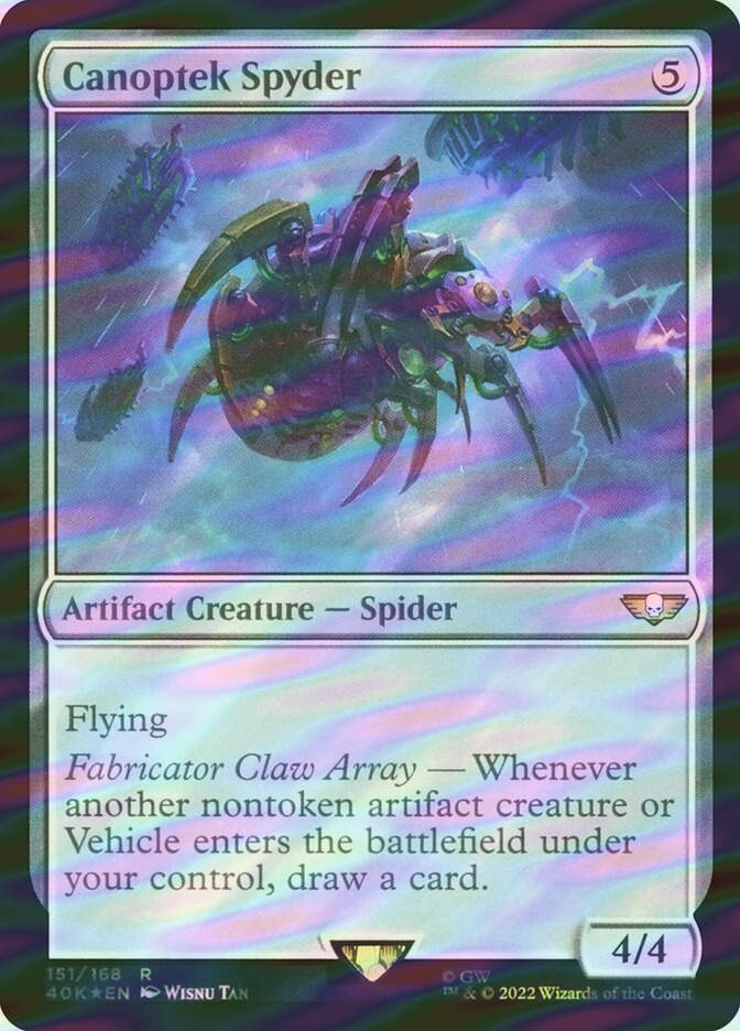 Canoptek Spyder (40K) (151★) / Surge Foil