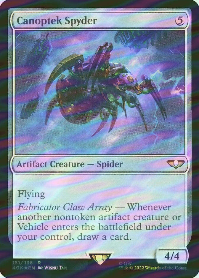Canoptek Spyder (40K) (151★) / Surge Foil