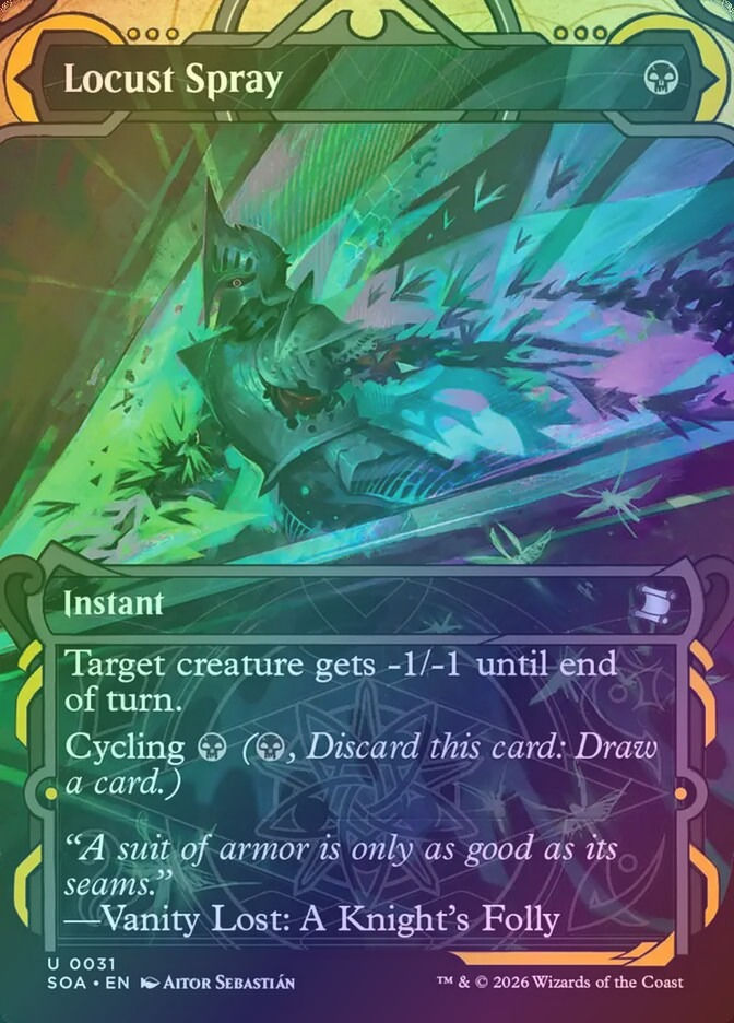 Locust Spray (SOA) (31) / Borderless / Showcase / Foil