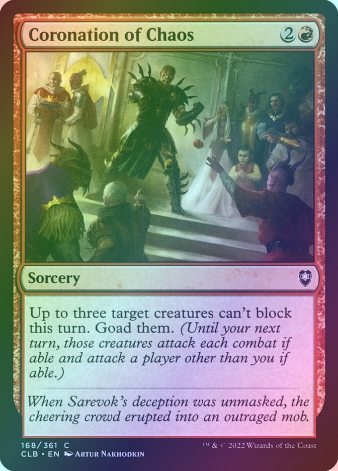 Coronation of Chaos (CLB) (168) / Foil