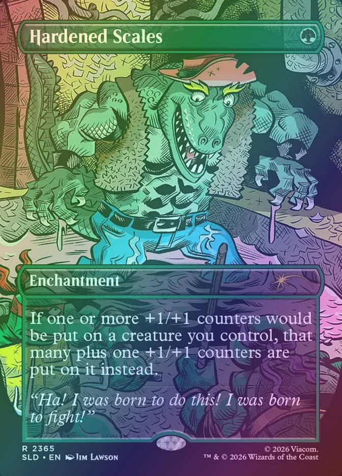 Hardened Scales (SLD) (2365) / Borderless / Foil