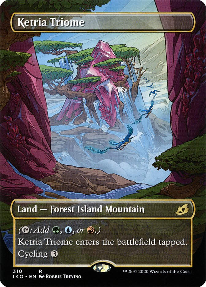 Ketria Triome (IKO) (310) / Borderless / Showcase