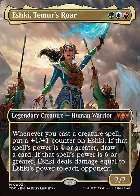 Eshki, Temur's Roar (TDC) (3) / Borderless