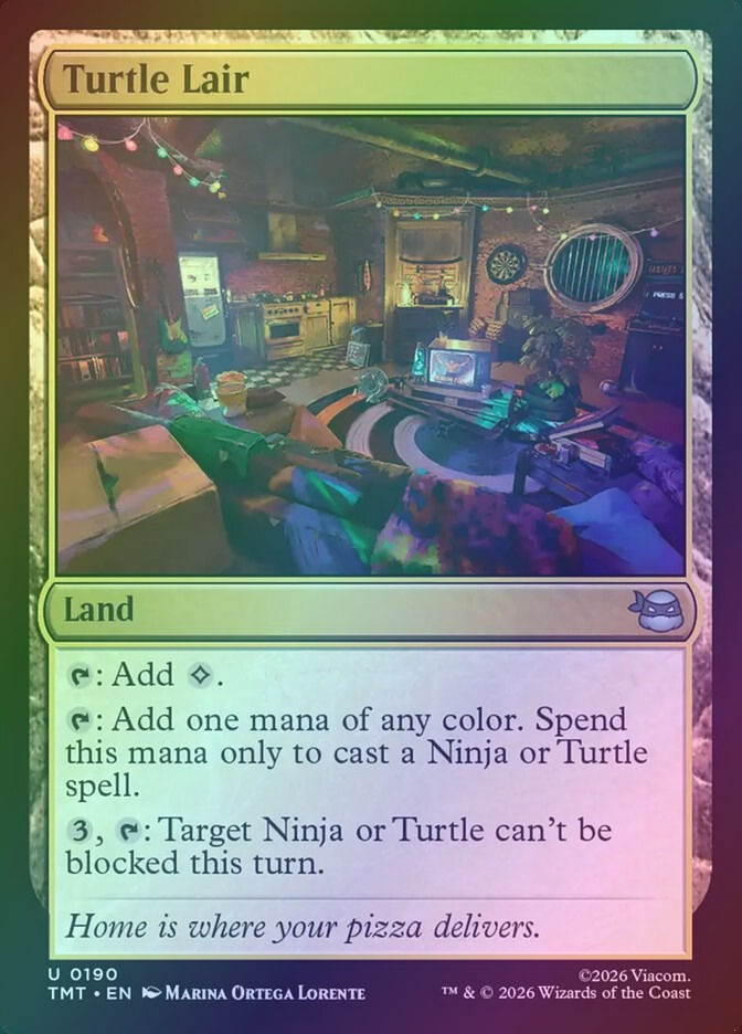 Turtle Lair (TMT) (190) / Foil
