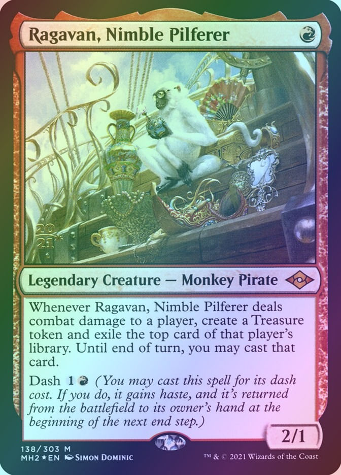 Ragavan, Nimble Pilferer (PMH2) (138s) / Foil