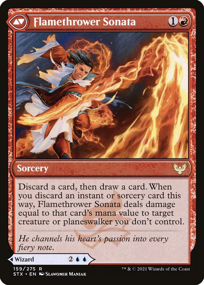 Torrent Sculptor // Flamethrower Sonata (STX) (159) — cara 2 de 2