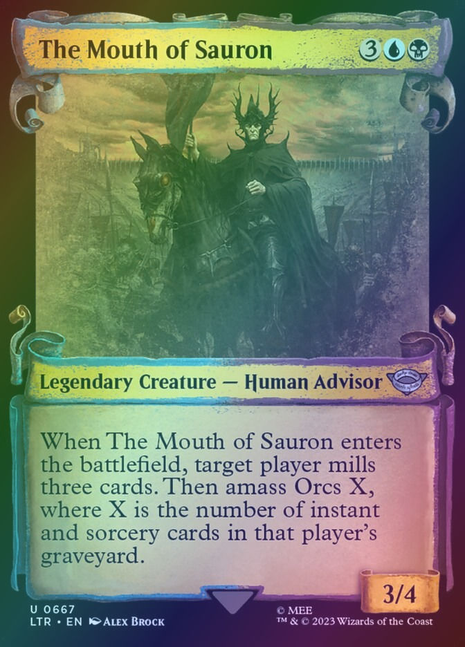 The Mouth of Sauron (LTR) (667) / Showcase / Foil