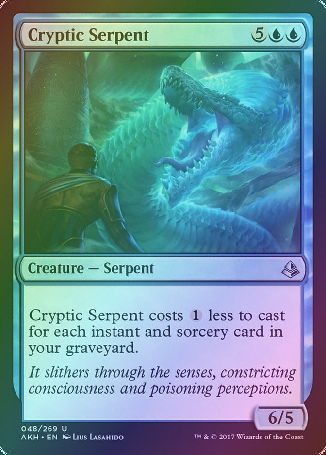 Cryptic Serpent (AKH) (48) / Foil