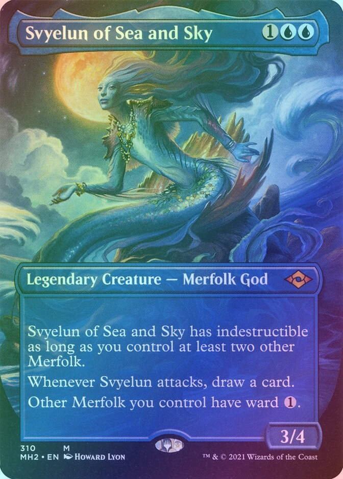 Svyelun of Sea and Sky (MH2) (310) / Borderless / Foil